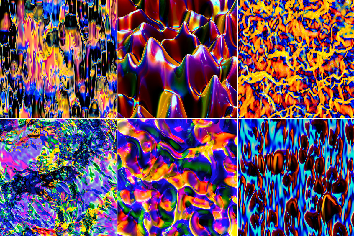 Molten: Fluid Metallic Textures, a Texture Graphic by Chroma Supply (Photo 11 of 12)