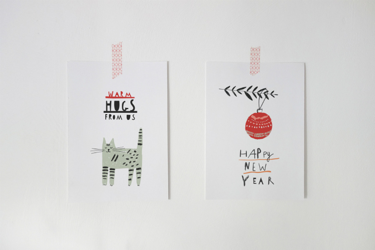 Cozy cards about winter + Bonus, a Card Template by Lera Efremova (Photo 4 of 4)