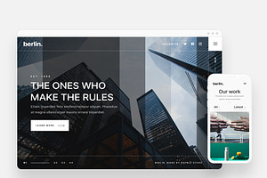 Berlin - Agency Website Template