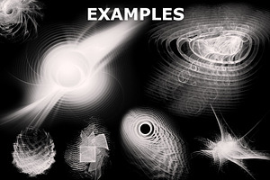 13 Fractal Wave Brushes