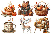 Scandi Autumn Clipart, an Illustration by Pixels.Craft (Thumbnail 3 of 7)