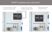 LAUNDRY ROOM Wall&Frame Mockups, a Print Template by MyHomeMockups (Thumbnail 7 of 7)