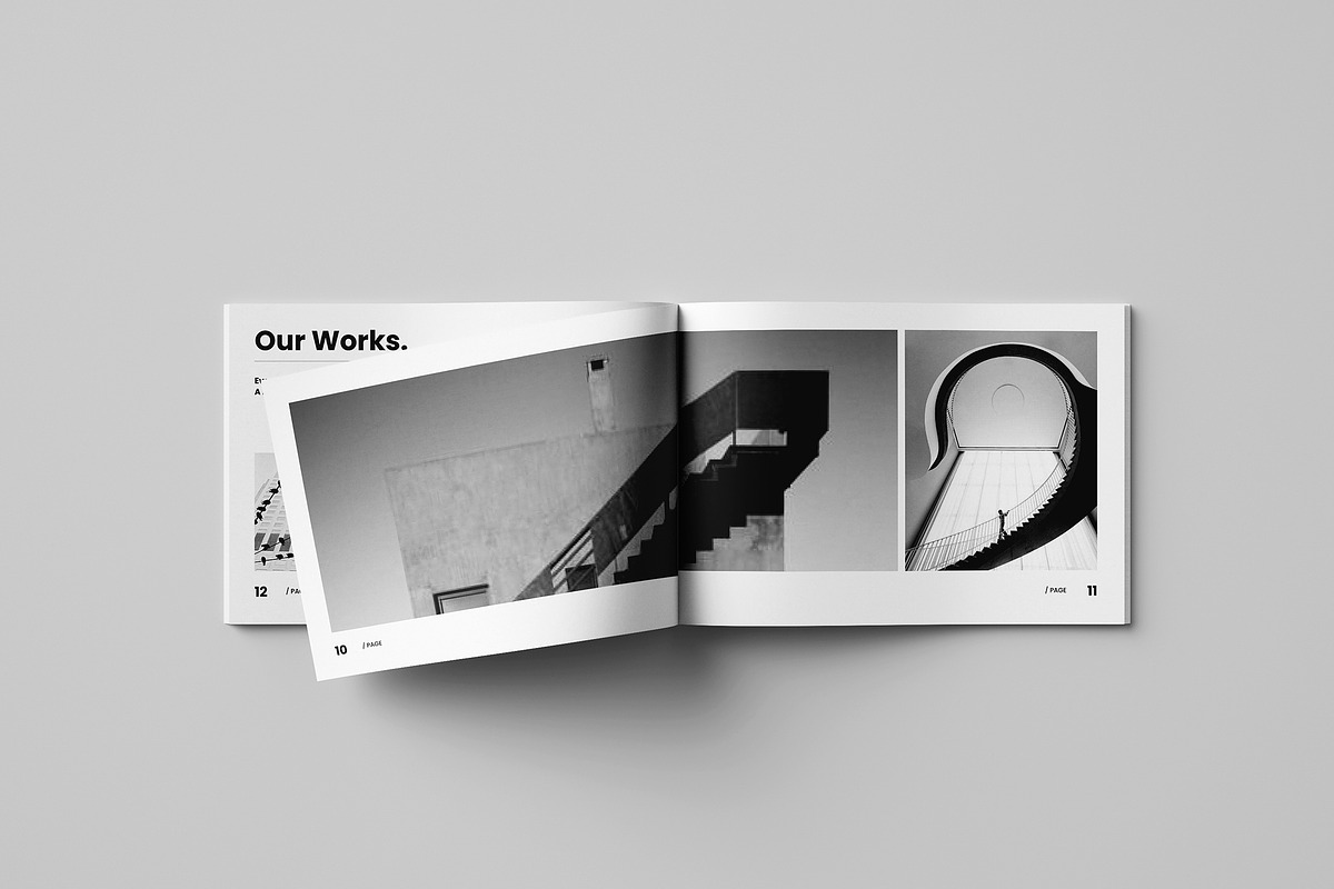 Architecture Portfolio Template, a Brochure Template by Spark_Creative (Photo 6 of 12)