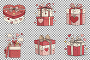 Whimsical Valentine s Gift Box Clipa, an Illustration by Sublimation Artist (Thumbnail 4 of 6)