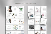 Instagram Puzzle Mist - Canva & PS, a Social Media Template by Eviory (Thumbnail 3 of 11)