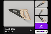 Hand Saw Mockup, an Illustration by hiddemaru (Thumbnail 1 of 4)