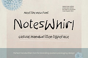 Notes Whirl Casual Handwritten, a Handwritten Font by operatype.co (Thumbnail 1 of 15)
