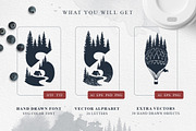 Into The Wild. Double Exposure Font, a Font by Cosmic Store (Thumbnail 2 of 14)