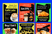 Vibrant Coffee Shop - Social Media, a Social Media Template by Jiwstudio (Thumbnail 3 of 5)
