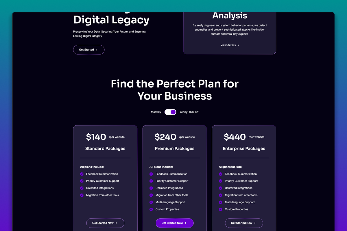 ShieldPro Cybersec Framer Template, a Landing Page Template by Flow Samurai Templates (Photo 2 of 4)
