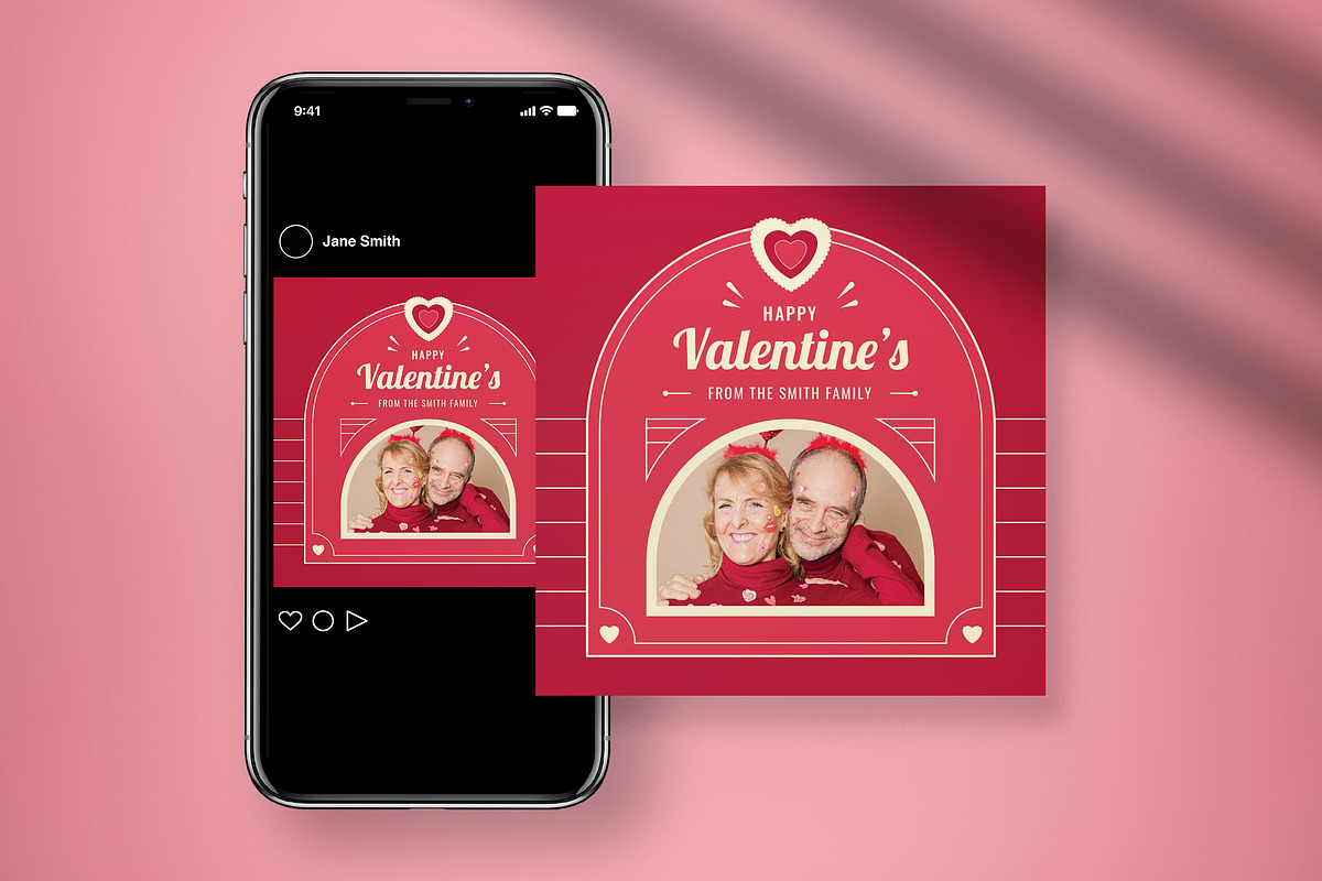 Valentine Greeting Card Photobooth, a Card Template by graphicook (Photo 4 of 4)