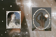 Moon Girl: Celestial Collage Kit, an Object Graphic by lerinartstudio (Thumbnail 4 of 10)