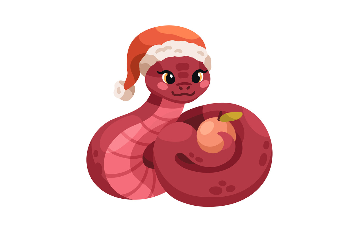 Cute snakes, Chinese New Year mascot, an Animal Illustration by Good Studio (Photo 8 of 16)