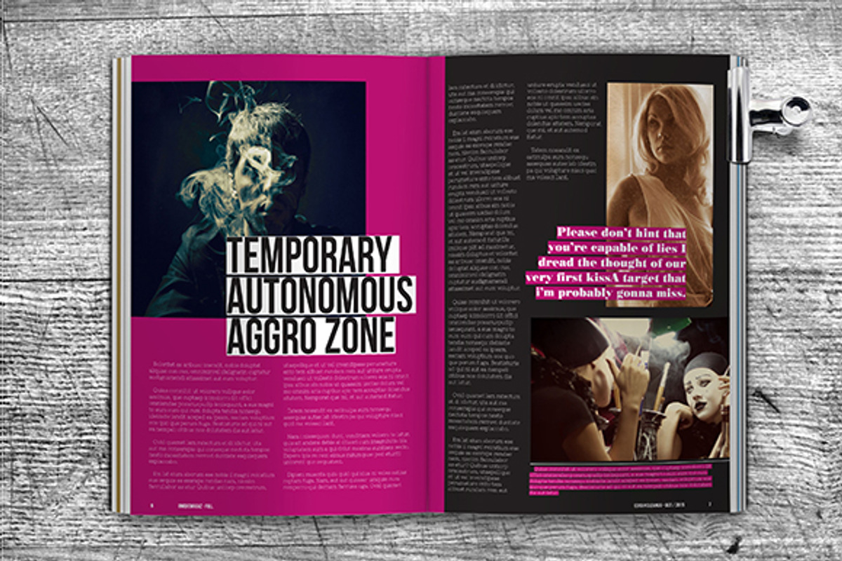 Creative Magazine InDesign, a Magazine Template by temphall