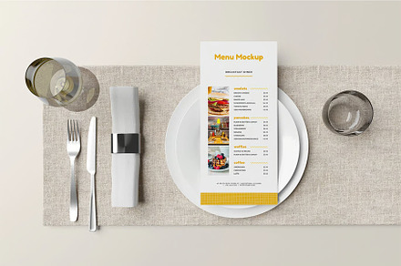 Menu Mockup