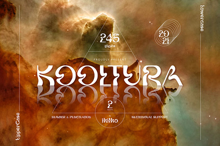 Kooltura - Psychedelic Type, a Symbol Font by ikiiko