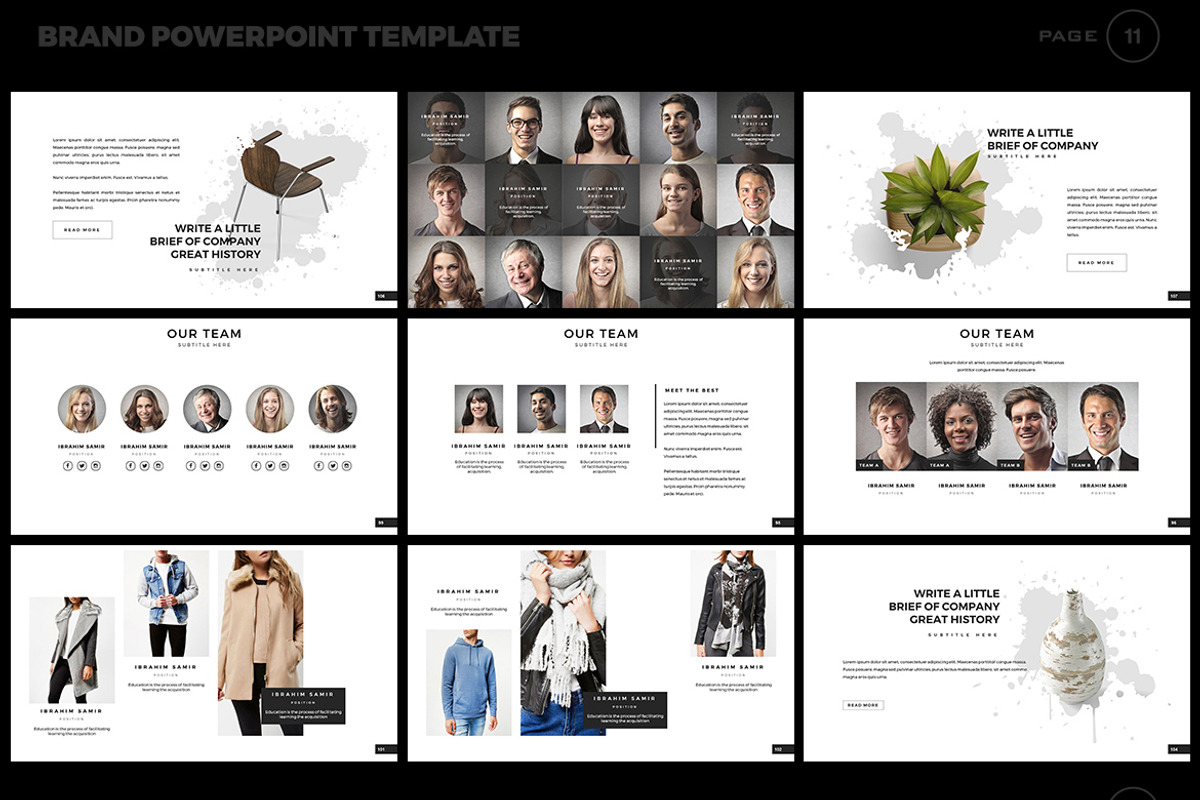 Brand Powerpoint Template, a Presentation Template by iHemalaya (Photo 7 of 13)