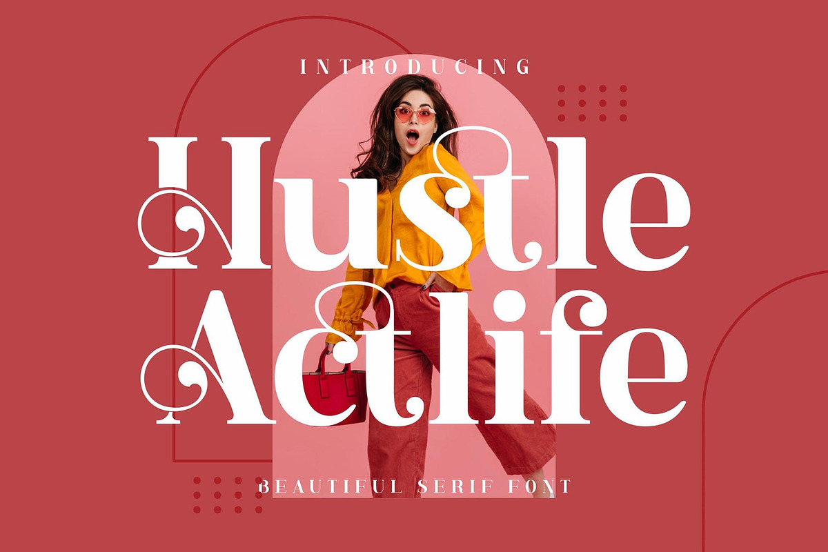 Hustle Actlife Serif LS, a Serif Font by GranzCreative (Photo 1 of 19)