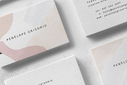Penelope Business Card Template, a Business Card Template by The Denizen Co. (Thumbnail 2 of 5)