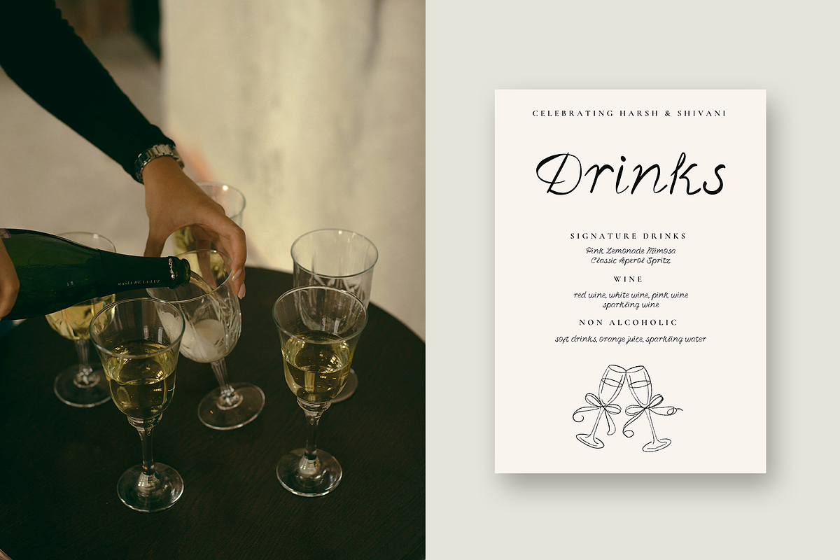 Aesthetic Elegant Romantic Script, a Script Font by Nonceni (Photo 9 of 12)