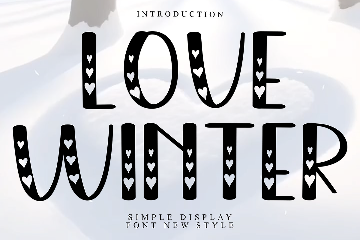 Love Winter, a Serif Font by InermediaSTUDIO (Photo 1 of 7)