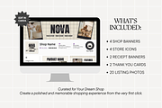 Modern Beige Etsy Shop Kit Template, a Branding & Logo Template by Anna Design Studio (Thumbnail 2 of 8)