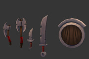 Hand Painted Weapons, an Object 3D Model by FasterBoom (Thumbnail 2 of 2)