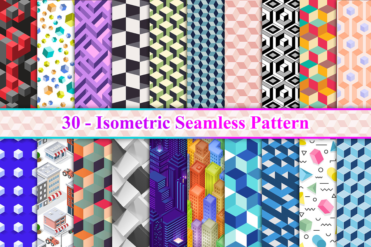 Seamless Geometric Pattern, a Pattern Graphic by Digital Studio (Photo 1 of 5)