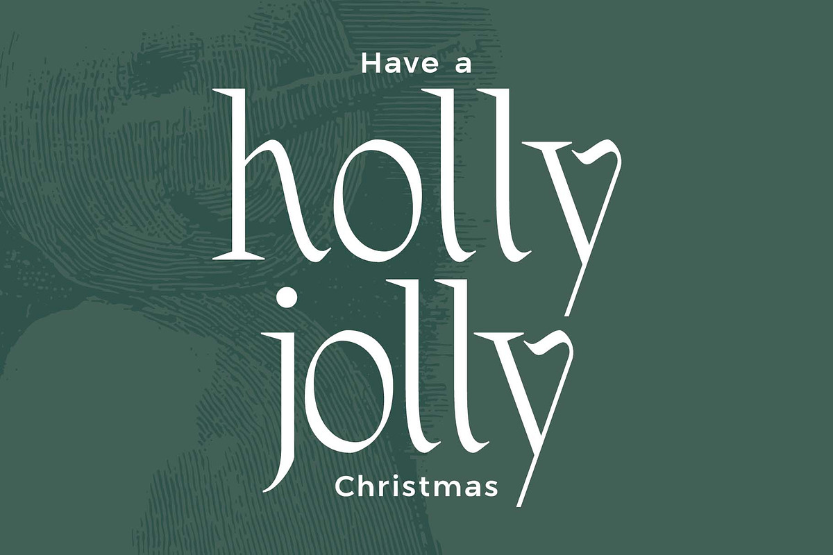 Holiday Season | Christmas Fonts, a Serif Font by Headfonts (Photo 5 of 9)