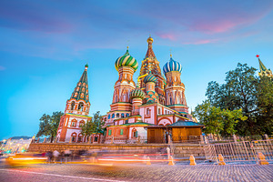Basil's cathedral at red square in m containing moscow, church, and basil