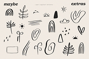 Maybe | Script Font + Doodles, a Script Font by KA Designs (Thumbnail 14 of 15)