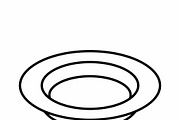 40 Christmas Dinner Table Icons, an Outline Icon by adenpinkstore (Thumbnail 17 of 20)
