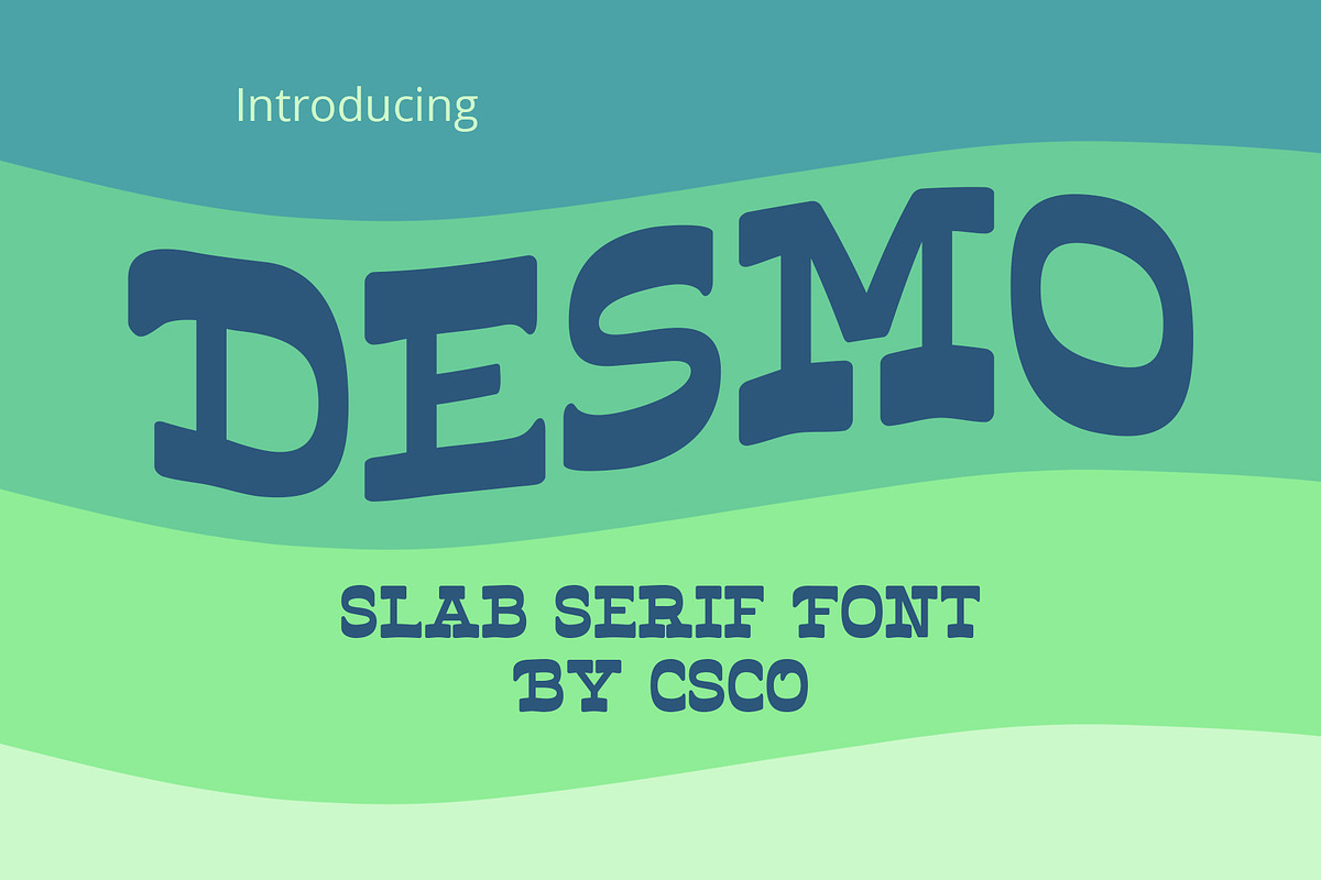 Desmo – Reversed Contrast Font, a Serif Font by Craft Supply Co. (Photo 1 of 8)