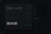 Mono Wire - Minimal Monospace Type, a Sans Serif Font by HipFonts (Thumbnail 24 of 26)