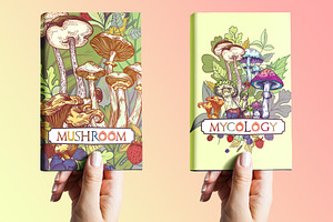 Wild Forest Mushrooms Set