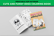 KDP Cute & Funny Dogs Coloring Book, an Illustration by PublishingHelper (Thumbnail 3 of 4)