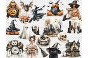 Spooky Season Clipart | Halloween, a Seasonal Illustration by GlamArtZhanna (Thumbnail 5 of 6)