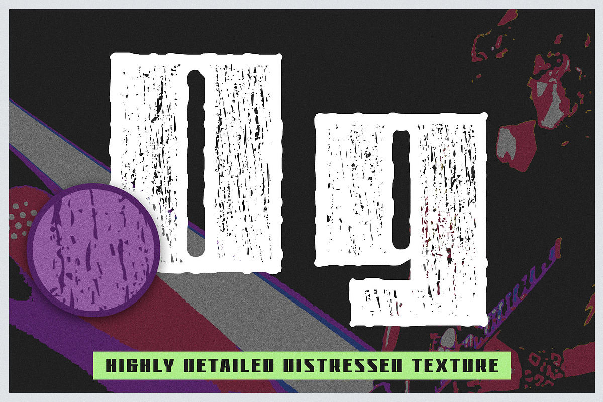 Upriser - Grunge Rock Font, a Sans Serif Font by Parker Creative (Photo 3 of 6)