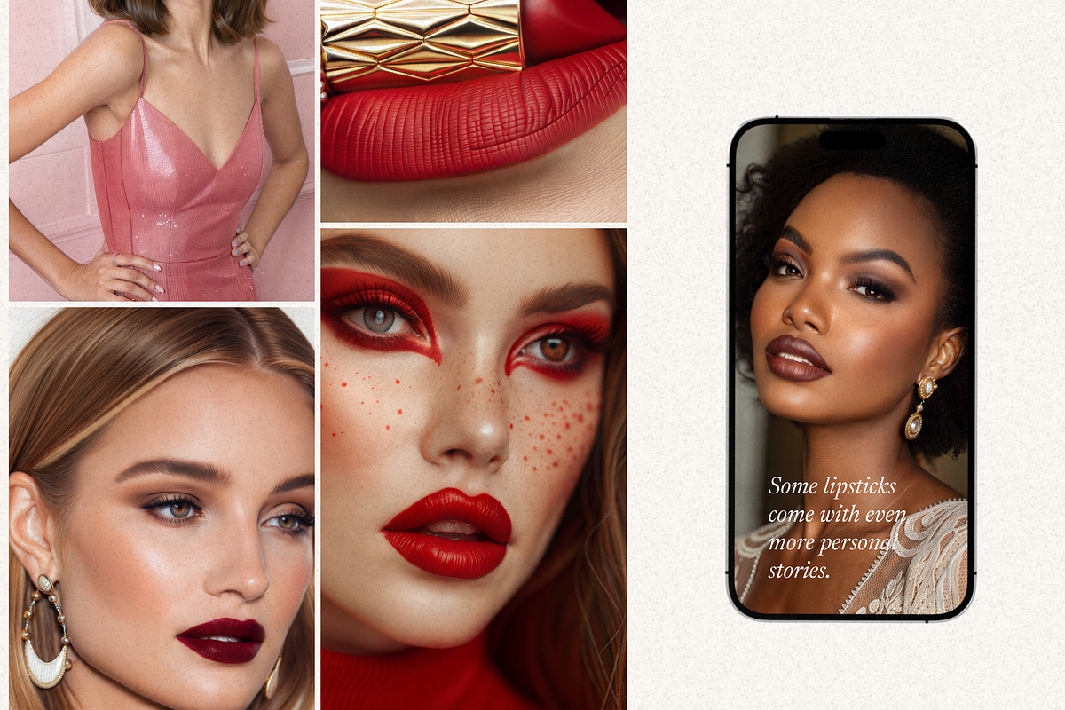 Lipstick Stories Stock Images, a Beauty & Fashion Photo by Helospace (Photo 7 of 10)