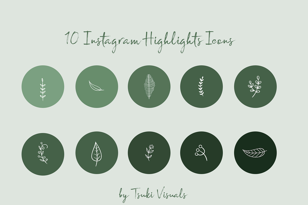 MINT HIGHLIGHT ICONS INSTAGRAM, a Social Media Template by Oak Digital Studios (Photo 1 of 3)
