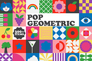 Colorful Geometric Shapes + Patterns, a Pattern Graphic by Harriet Ruby Creates (Thumbnail 1 of 9)