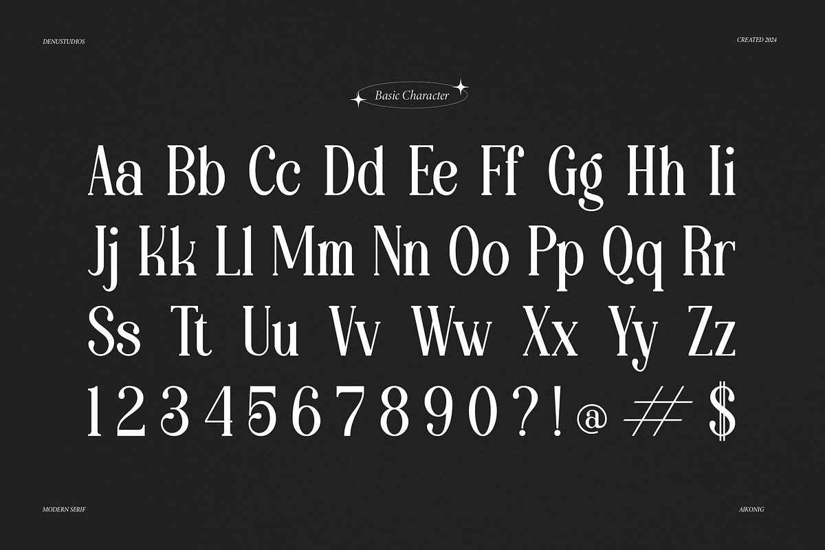 Aikonig | Modern Serif Font, a Serif Font by Denustudios (Photo 14 of 15)