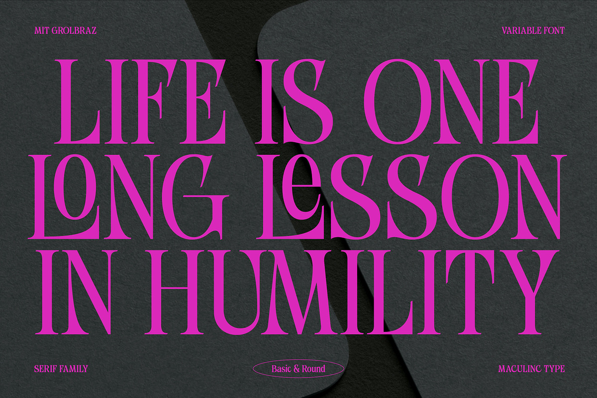 MIT Grolbraz | Variable Font, a Serif Font by Maculinc Type (Photo 8 of 16)