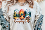 Camping Life Brushstroke Sublimation, an Illustration by Sublimation Artist (Thumbnail 9 of 9)