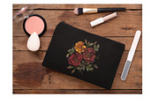 Red roses and yellow calendula flowe, a Decorative Illustration by Matrioshka (Thumbnail 4 of 6)