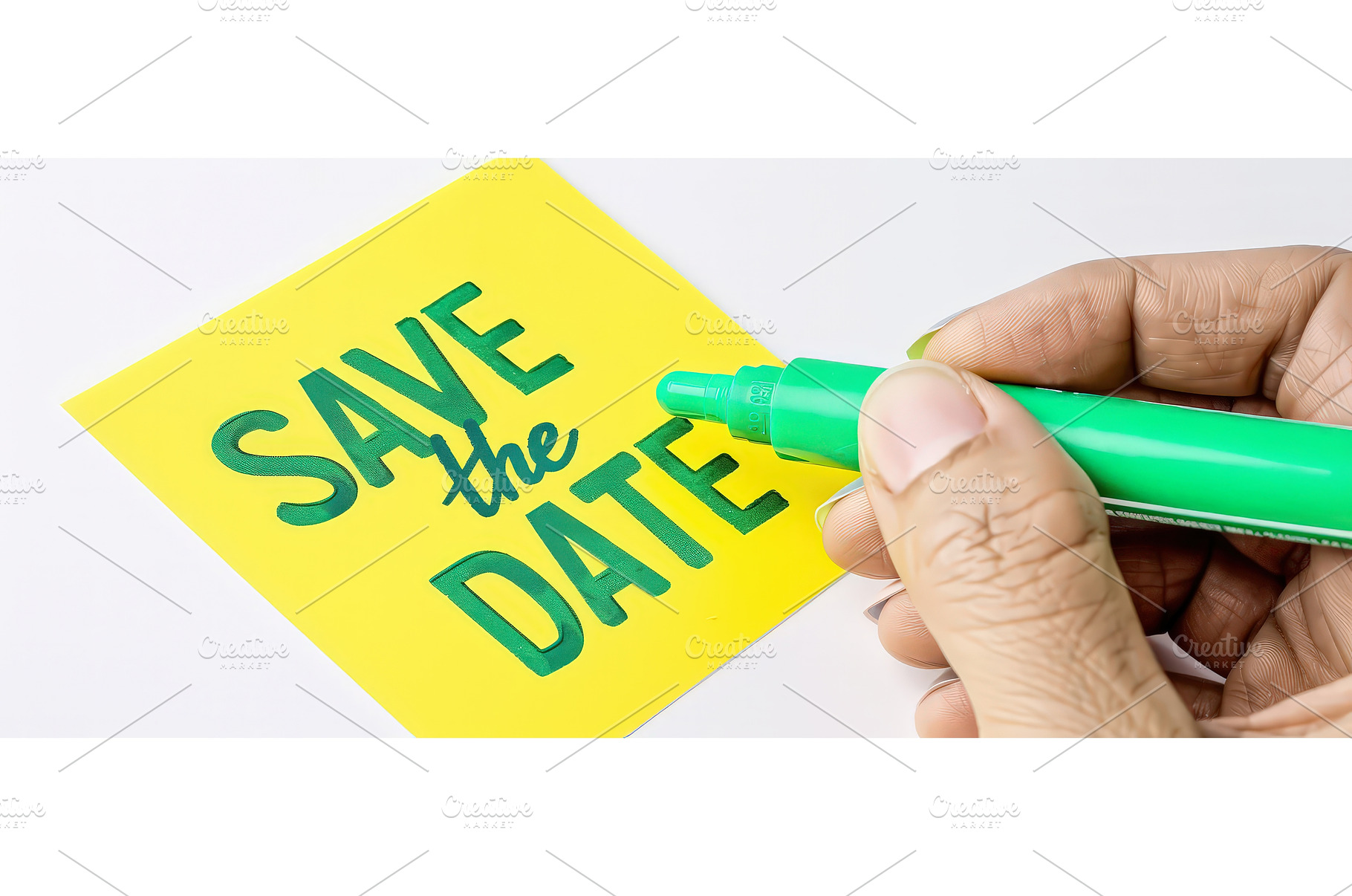 Save the date reminder note with, a Business Photo by piter.goskov