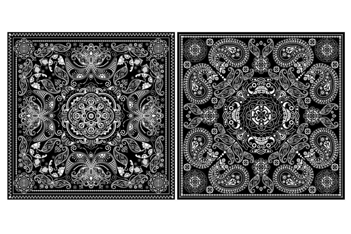 2 Square Ornamental Pattern, an Illustration by Sunny_Lion