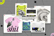 Six T-Shirt PSD Mockups Bundle, a Templates & Theme by 34store (Thumbnail 5 of 9)