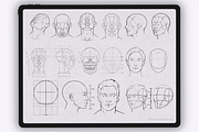 30 Guide Stamp Brushes Procreate, a Brush Add-On by Procreate Market (Thumbnail 3 of 4)