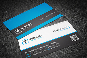 Blue Corporate Business Card